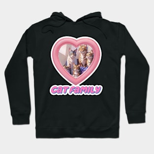 Cat family,Cat miaw,cat miaw love,Funny Cat Miaw Hoodie